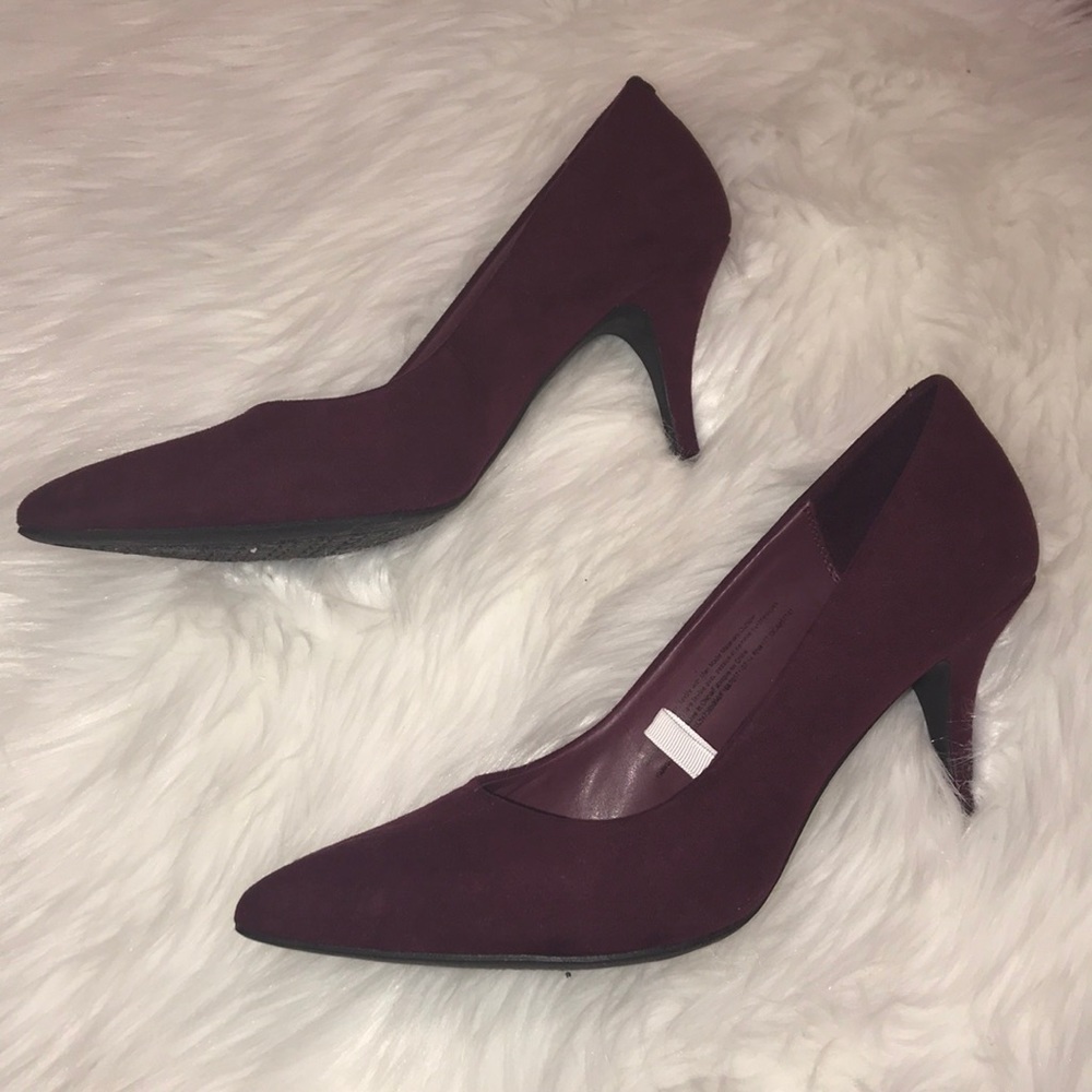 Merona maroon heels size 8.5